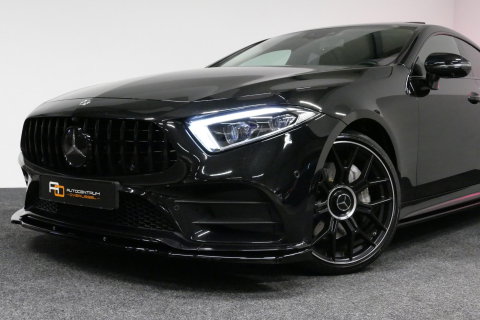 Mercedes-Benz CLS 450 4MATIC AMG Line / CLS63 AMG Diffuser / Panamericana Grille / Maxton Design Bodykit / Schuif-/kanteldak / Multibeam LED / Apple Carplay - Android Auto / 360 graden Camera / 20'' LMV / Stoelverwarming / Achteruitrijcamera / Dodehoek detectie