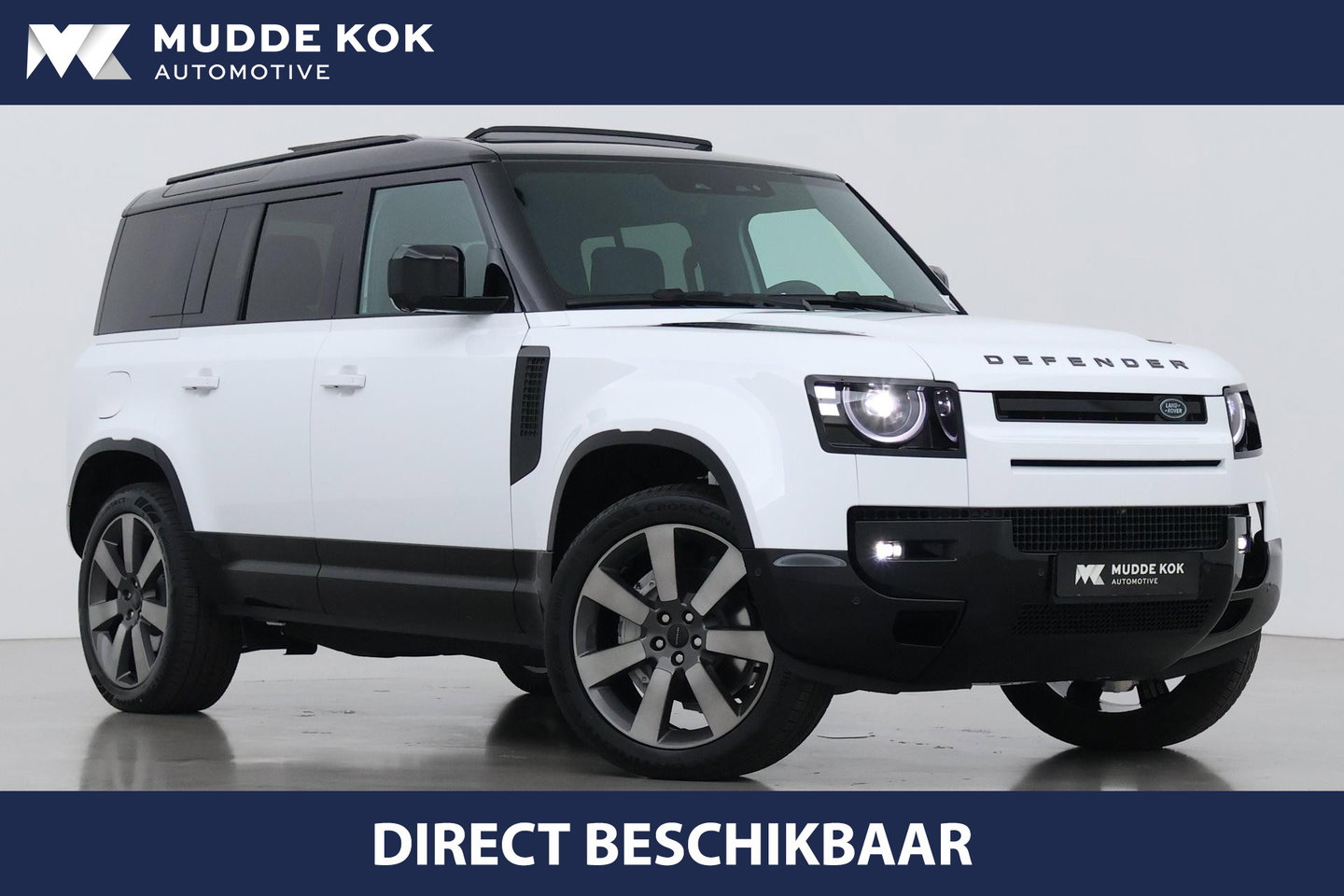 Land Rover Defender P300e 110 X-Dynamic HSE | ClearSight | Meridian Surround | Panoramadak | Trekhaak | Stoelventilatie | Koelbox | 22 Inch