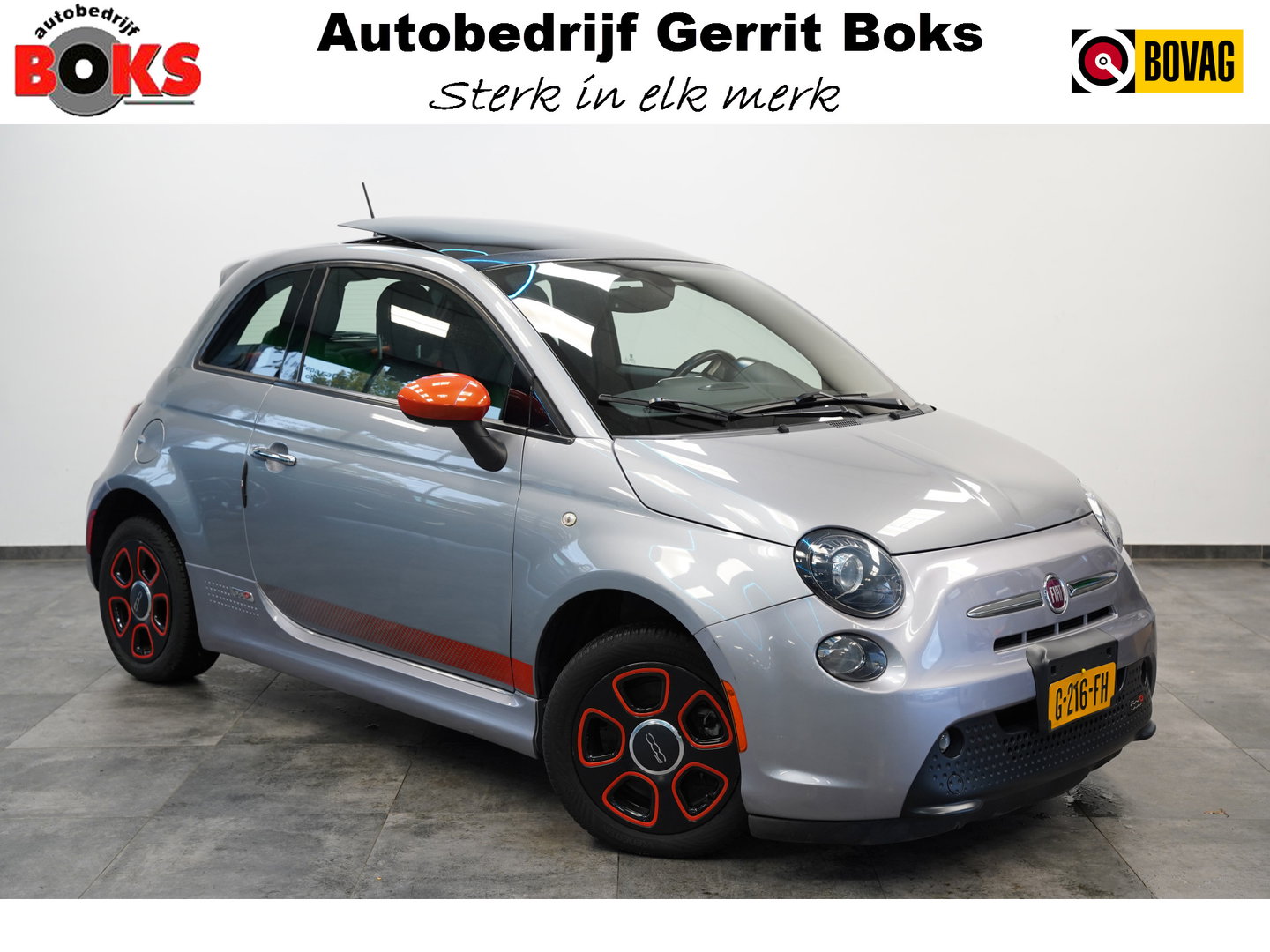 Fiat 500e 24kwh Panoramadak Stoelverwarming Leer