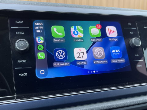 Volkswagen Polo 1.0 TSI Highline Business R | Cruise Control | Draadloze Apple Carplay/Android Auto | DAB | Stoelverwarming | Front Assist | Navigatie | Airconditioning |