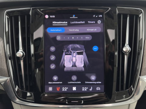 Volvo V90 2.0 T6 Plug-in hybrid AWD Ultimate Bright {SoH-96%} (INCL.BTW) Aut. *PANO | HEAD-UP | LEATHER | FULL-LED | BOWERS&WILKINS | MEMORY-PACK | CAMERA | KEYLESS | HEATED-COMFORTSEATS | BLIND-SPOT | DIGI-COCKPIT | CARPLAY | NAVI-FULLMAP | 20''ALU*
