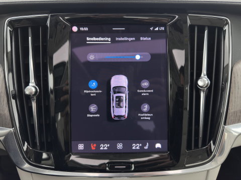 Volvo V90 2.0 T6 Plug-in hybrid AWD Ultimate Bright {SoH-96%} (INCL.BTW) Aut. *PANO | HEAD-UP | LEATHER | FULL-LED | BOWERS&WILKINS | MEMORY-PACK | CAMERA | KEYLESS | HEATED-COMFORTSEATS | BLIND-SPOT | DIGI-COCKPIT | CARPLAY | NAVI-FULLMAP | 20''ALU*