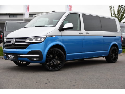 Volkswagen Transporter 2.0 TDI L2H1 30 DC Bulli Virtual, Adaptieve Cruise, Camera, Leder, LED, 2 x Schuifdeur, Stoelverwarming, Automaat, Uniek!