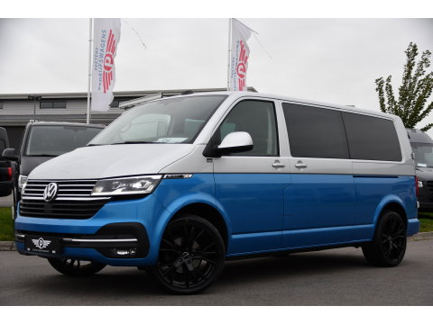 Volkswagen Transporter 2.0 TDI L2H1 30 DC Bulli Virtual, Adaptieve Cruise, Camera, Leder, LED, 2 x Schuifdeur, Stoelverwarming, Automaat, Uniek!