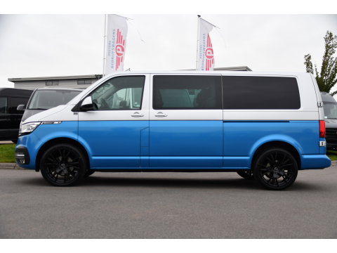 Volkswagen Transporter 2.0 TDI L2H1 30 DC Bulli Virtual, Adaptieve Cruise, Camera, Leder, LED, 2 x Schuifdeur, Stoelverwarming, Automaat, Uniek!