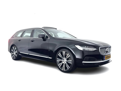 Volvo V90 2.0 T6 Plug-in hybrid AWD Ultimate Bright {SoH-96%} (INCL.BTW) Aut. *PANO | HEAD-UP | LEATHER | FULL-LED | BOWERS&WILKINS | MEMORY-PACK | CAMERA | KEYLESS | HEATED-COMFORTSEATS | BLIND-SPOT | DIGI-COCKPIT | CARPLAY | NAVI-FULLMAP | 20''ALU*