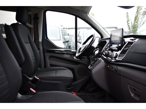 Ford Transit Custom 300 2.0 TDCI L2H1 Limited DC Adaptieve Cruise, Camera, Cruise, 2 x Schuifdeur, 130pk, Automaat, Trekhaak, Stoelverwarming, Sensoren, Uniek!