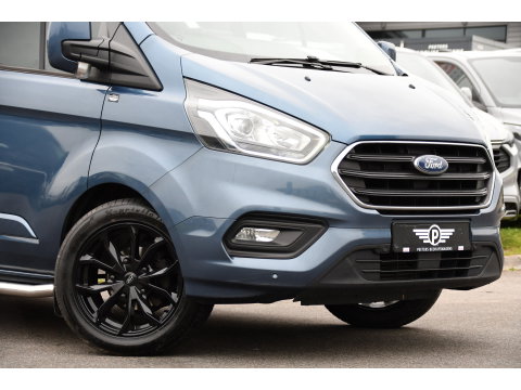 Ford Transit Custom 300 2.0 TDCI L2H1 Limited DC Adaptieve Cruise, Camera, Cruise, 2 x Schuifdeur, 130pk, Automaat, Trekhaak, Stoelverwarming, Sensoren, Uniek!
