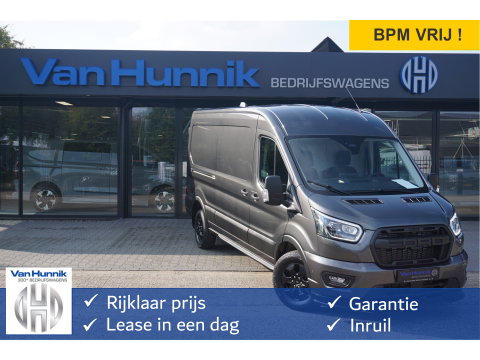 Ford Transit 350L L3H2 JWR EDITION AUT-10 RWD 165PK BPM VRIJ 3.5T Trekhaak, Navi, Adap. Cruise, 360° Cam!! NR. A197