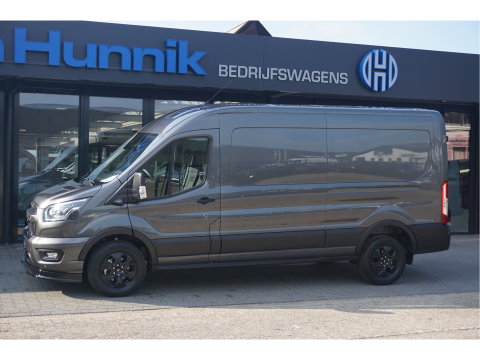 Ford Transit 350L L3H2 JWR EDITION AUT-10 RWD 165PK BPM VRIJ 3.5T Trekhaak, Navi, Adap. Cruise, 360° Cam!! NR. A197