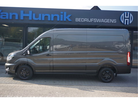 Ford Transit 350L L3H2 JWR EDITION AUT-10 RWD 165PK BPM VRIJ 3.5T Trekhaak, Navi, Adap. Cruise, 360° Cam!! NR. A197