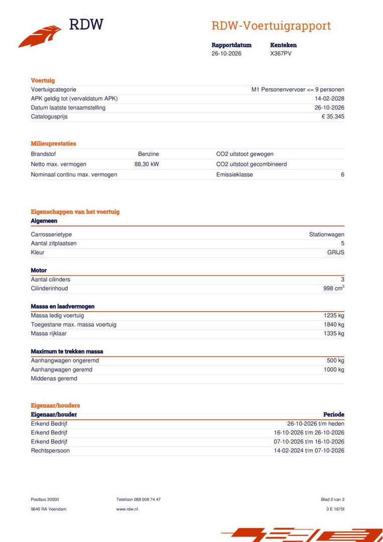 Kia Ceed Sportswagon 1.0 T-GDi ExecutiveLine