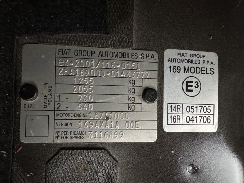 Fiat Panda 1.1 Magic (APK 18022027) AIRCO