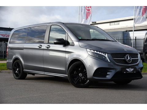 Mercedes-Benz V-Klasse 300d Lang DC AMG Edition 360 Camera, Cruise, Carplay, LED, Leder, Stoelverwarming, Trekhaak, 2 x Schuifdeur, Uniek!