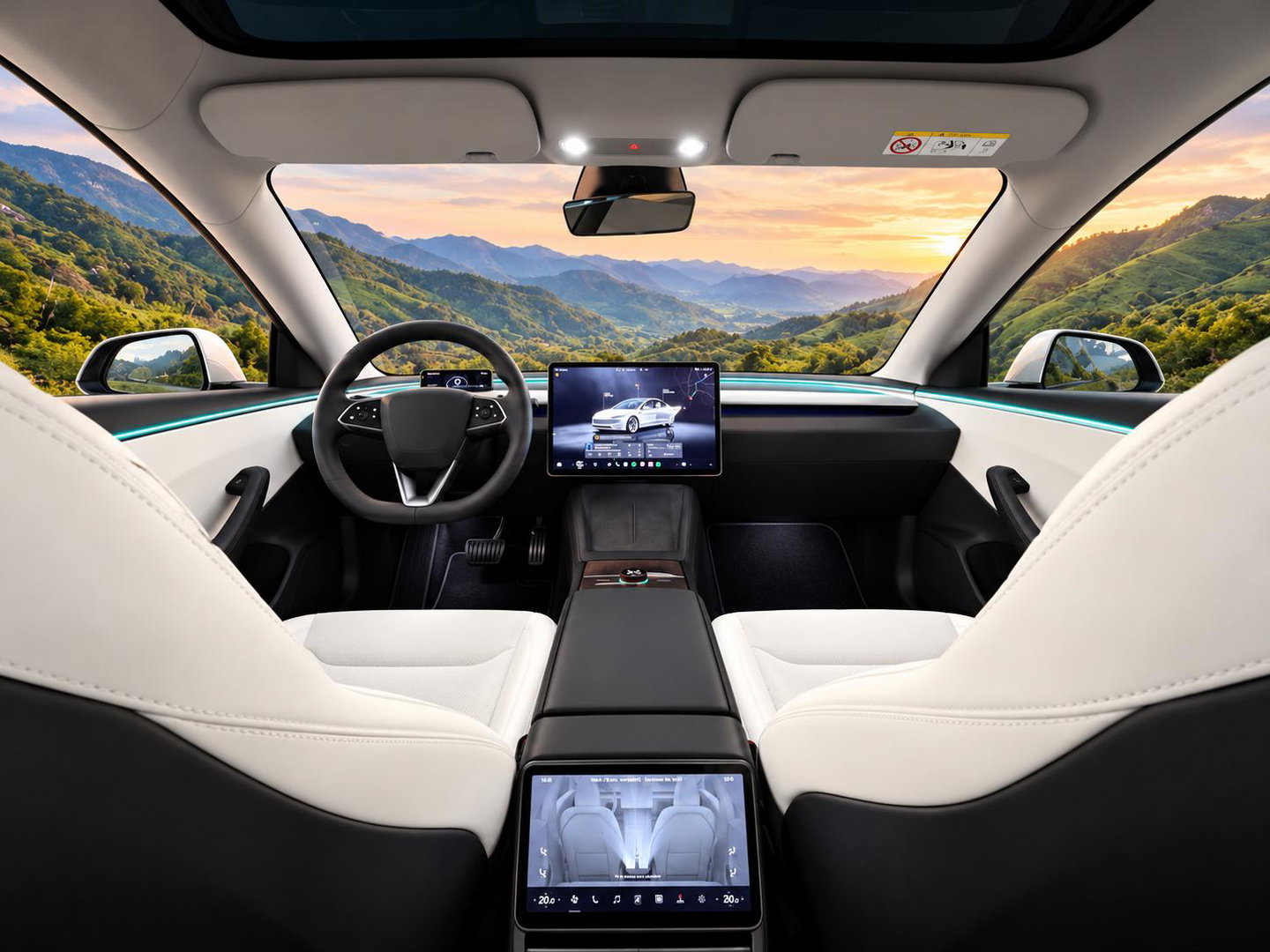 Tesla Model 3 RWD 60 kWh Knob/ stalks van Enhance l trekhaak l 19 inc