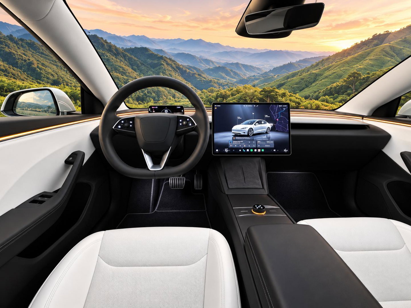 Tesla Model 3 RWD 60 kWh Knob/ stalks van Enhance l trekhaak l 19 inc