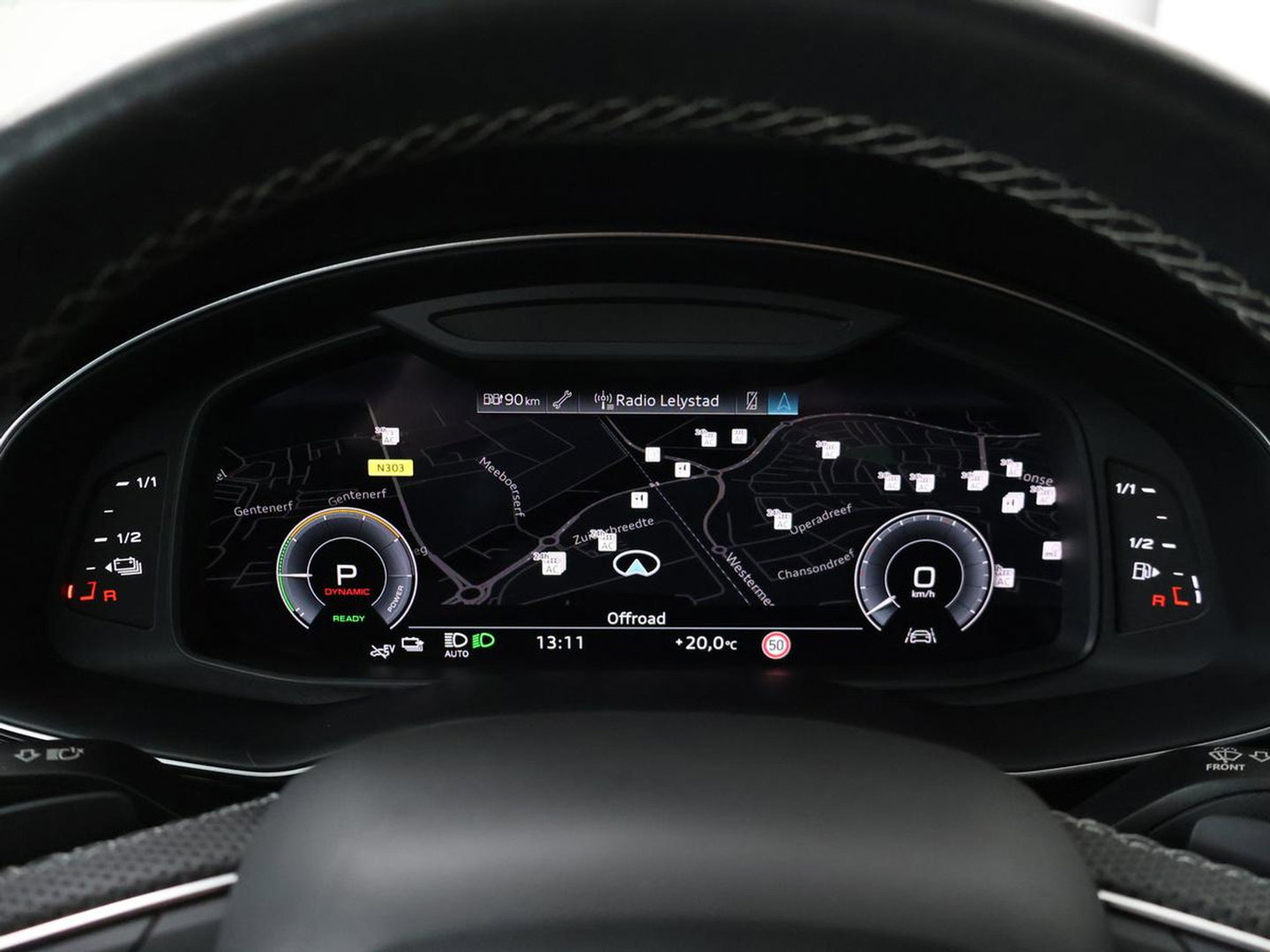Audi Q8 60 TFSI e quattro Pro Line S Competition | SOH 79,5% | Cruise control | Memory | Stoelverwarming | 360 camera | Navigatie | Carplay | Climate control