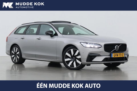 Volvo V90 T6 Ultra Dark | Panoramadak | Trekhaak | 360-camera | Head-Up | Harman/Kardon
