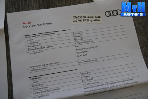 Audi SQ5 3.0 TFSI ABT quattro|425PK|PANO|LUCHTVER|B&O|MATRIX