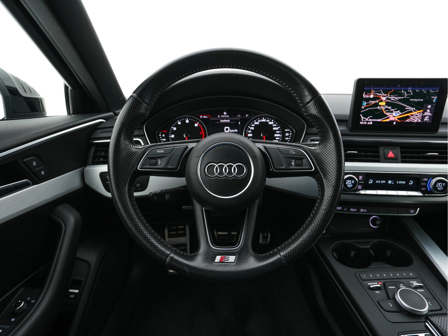 Audi A4 Avant 1.4 TFSI Sport S line edition Aut. *LEATHER-FABRIC | FULL-LED | SPORT-SEATS | NAVI-FULLMAP | SHIFT-PADDLES | PRIVACY-GLASS | ECC | PDC | CRUISE | 18''ALU*