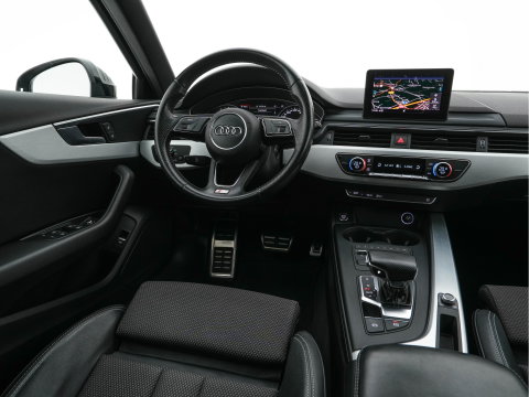Audi A4 Avant 1.4 TFSI Sport S line edition Aut. *LEATHER-FABRIC | FULL-LED | SPORT-SEATS | NAVI-FULLMAP | SHIFT-PADDLES | PRIVACY-GLASS | ECC | PDC | CRUISE | 18''ALU*