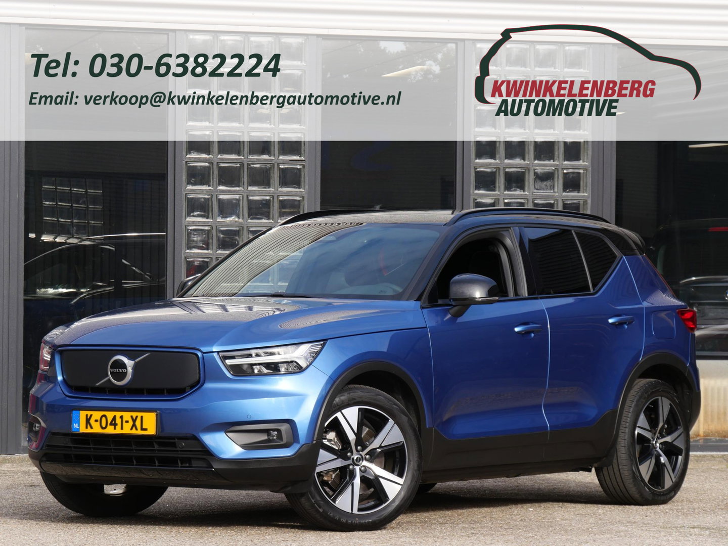 Volvo XC40 RECHARGE P8 AWD R-DESIGN/ TREKHAAK/ ADAPTIVE CRUISE/ SOH 92%/ NL-AUTO 1STE EIGENAAR MET 56.352KM!!