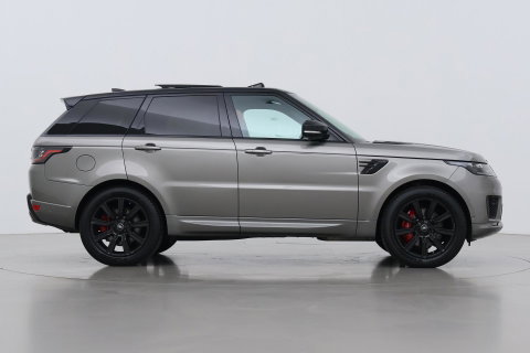 Land Rover Range Rover Sport P400e HSE | Luchtvering | Black Pack | Meridian | 360° Camera | Panoramadak | Ventilatiestoelen | Keyless | 21 Inch