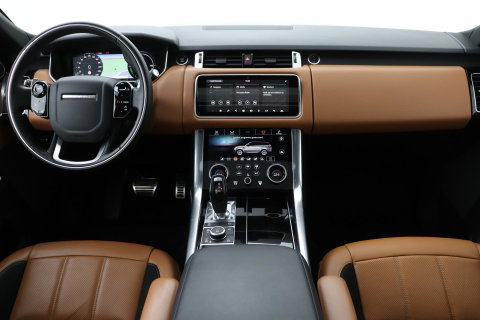 Land Rover Range Rover Sport P400e HSE | Luchtvering | Black Pack | Meridian | 360° Camera | Panoramadak | Ventilatiestoelen | Keyless | 21 Inch
