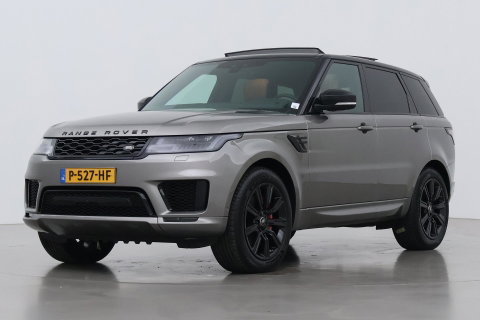 Land Rover Range Rover Sport P400e HSE | Luchtvering | Black Pack | Meridian | 360° Camera | Panoramadak | Ventilatiestoelen | Keyless | 21 Inch