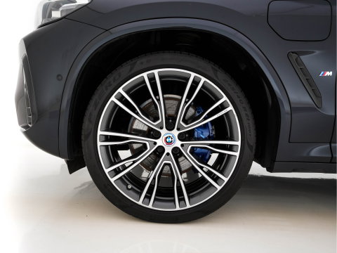BMW X3 xDrive30e M-Styling Business Edition Plus (Plug-in) {SoH-87%} (INCL-BTW) Aut. *PANO | LEATHER | FULL-LED | HARMAN/KARDON | BLINDSPOT | HEATED-SPORTSEATS | DIGI-COCKPIT | CAMERA | NAVI-FULLMAP | DAB+ | PRIVACY-GLASS | SHIFTPADDLES | TOWBAR | 21''ALU*