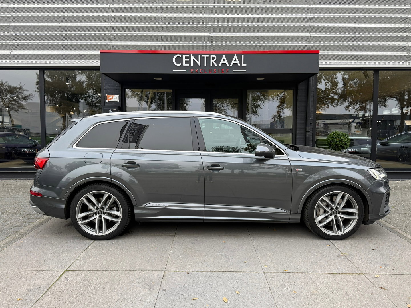 Audi Q7 55 TFSI e quattro S-Line NL-Auto|B&O|RS-zetels|Memory|ACC|Matrix|Camera|Luchtvering