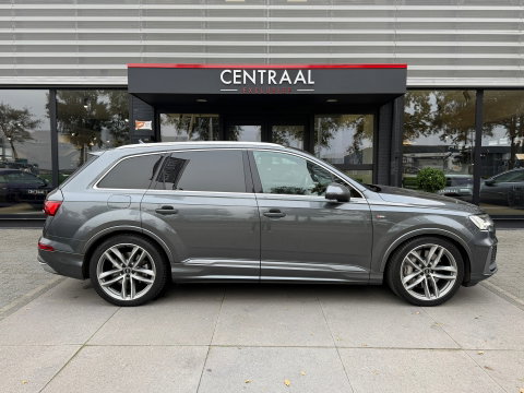 Audi Q7 55 TFSI e quattro S-Line NL-Auto|B&O|RS-zetels|Memory|ACC|Matrix|Camera|Luchtvering