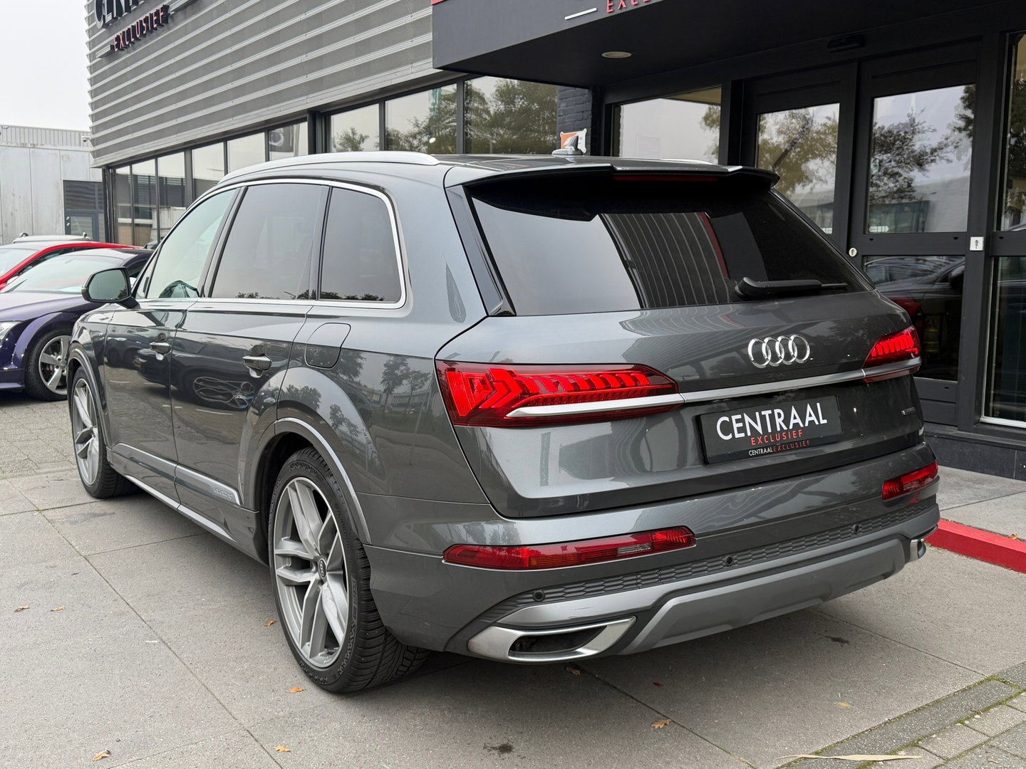Audi Q7 55 TFSI e quattro S-Line NL-Auto|B&O|RS-zetels|Memory|ACC|Matrix|Camera|Luchtvering