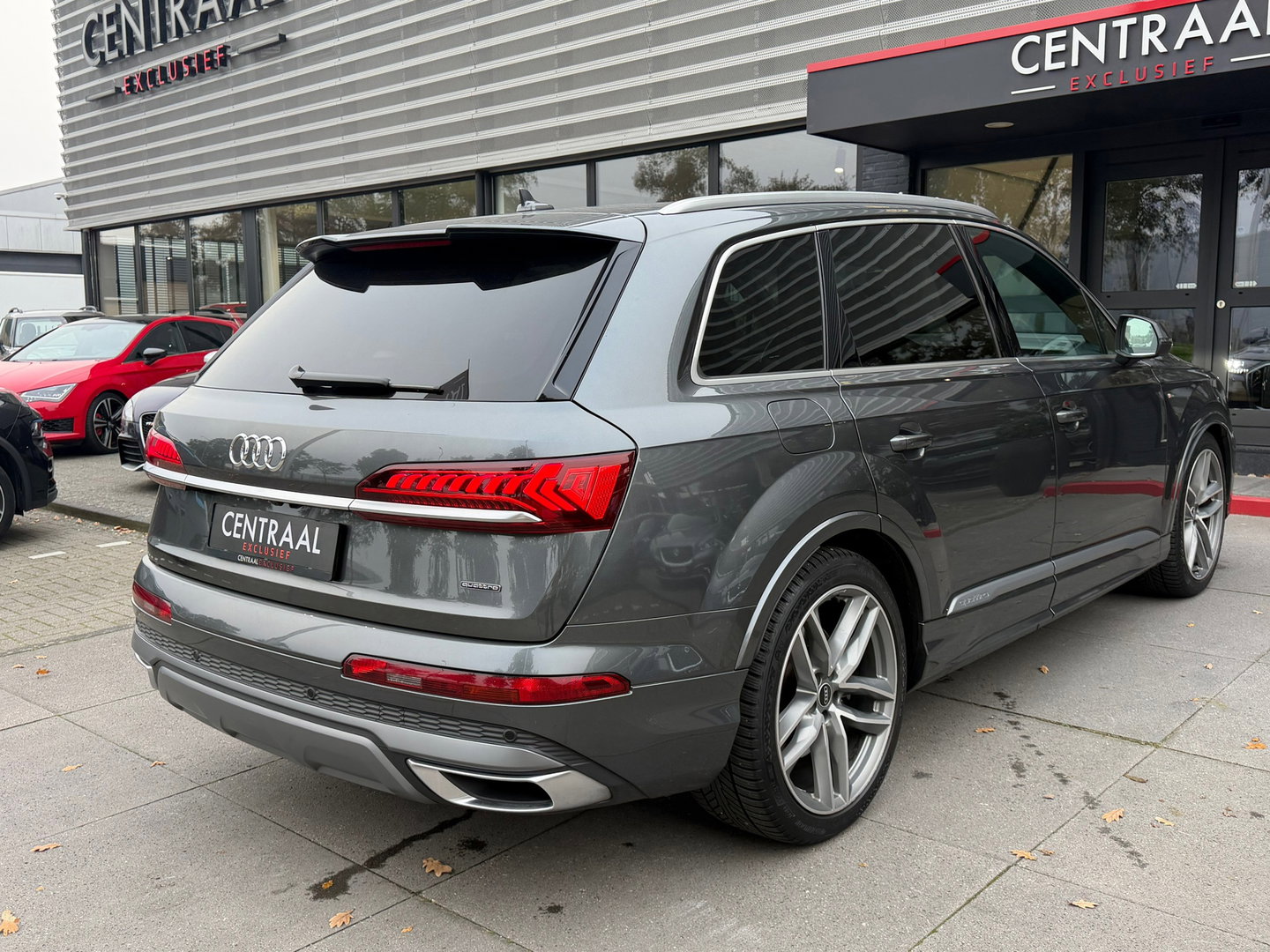 Audi Q7 55 TFSI e quattro S-Line NL-Auto|B&O|RS-zetels|Memory|ACC|Matrix|Camera|Luchtvering