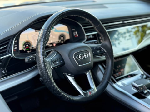 Audi Q7 55 TFSI e quattro S-Line NL-Auto|B&O|RS-zetels|Memory|ACC|Matrix|Camera|Luchtvering