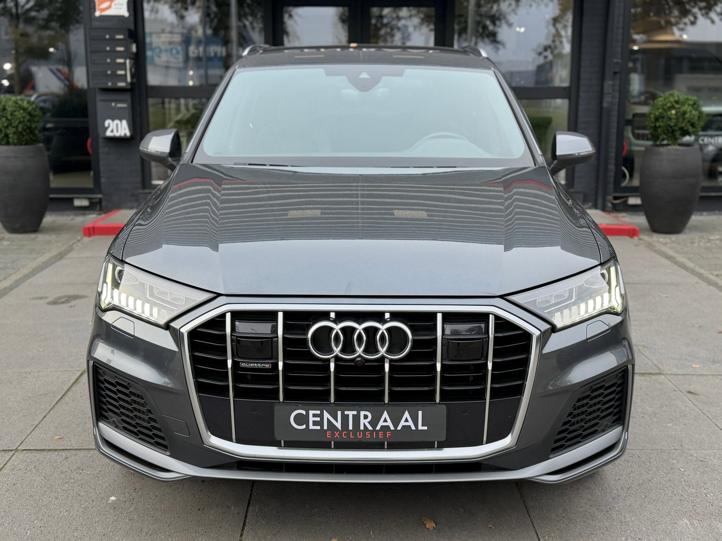 Audi Q7 55 TFSI e quattro S-Line NL-Auto|B&O|RS-zetels|Memory|ACC|Matrix|Camera|Luchtvering
