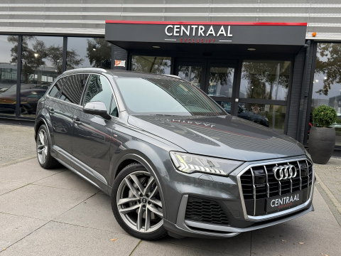 Audi Q7 55 TFSI e quattro S-Line NL-Auto|B&O|RS-zetels|Memory|ACC|Matrix|Camera|Luchtvering
