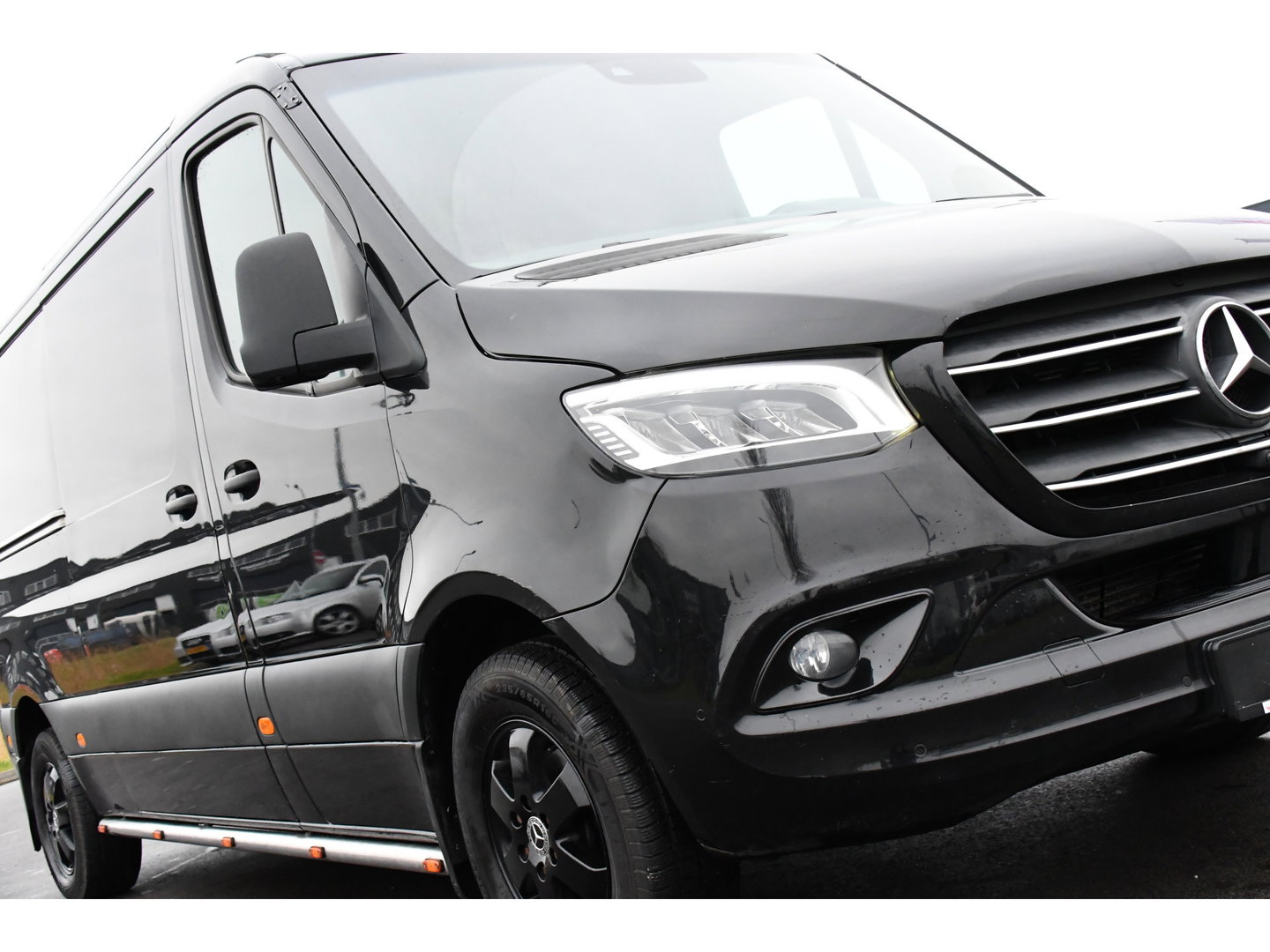 Mercedes-Benz Sprinter 314 2.2 CDI L2H1 Black Edition Cruise, Camera, Carplay, LED, 10,5'' Mbux, Stoelverwarming, Automaat,  Leder, Trekhaak, Uniek!