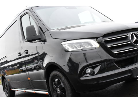 Mercedes-Benz Sprinter 314 2.2 CDI L2H1 Black Edition Cruise, Camera, Carplay, LED, 10,5'' Mbux, Stoelverwarming, Automaat,  Leder, Trekhaak, Uniek!